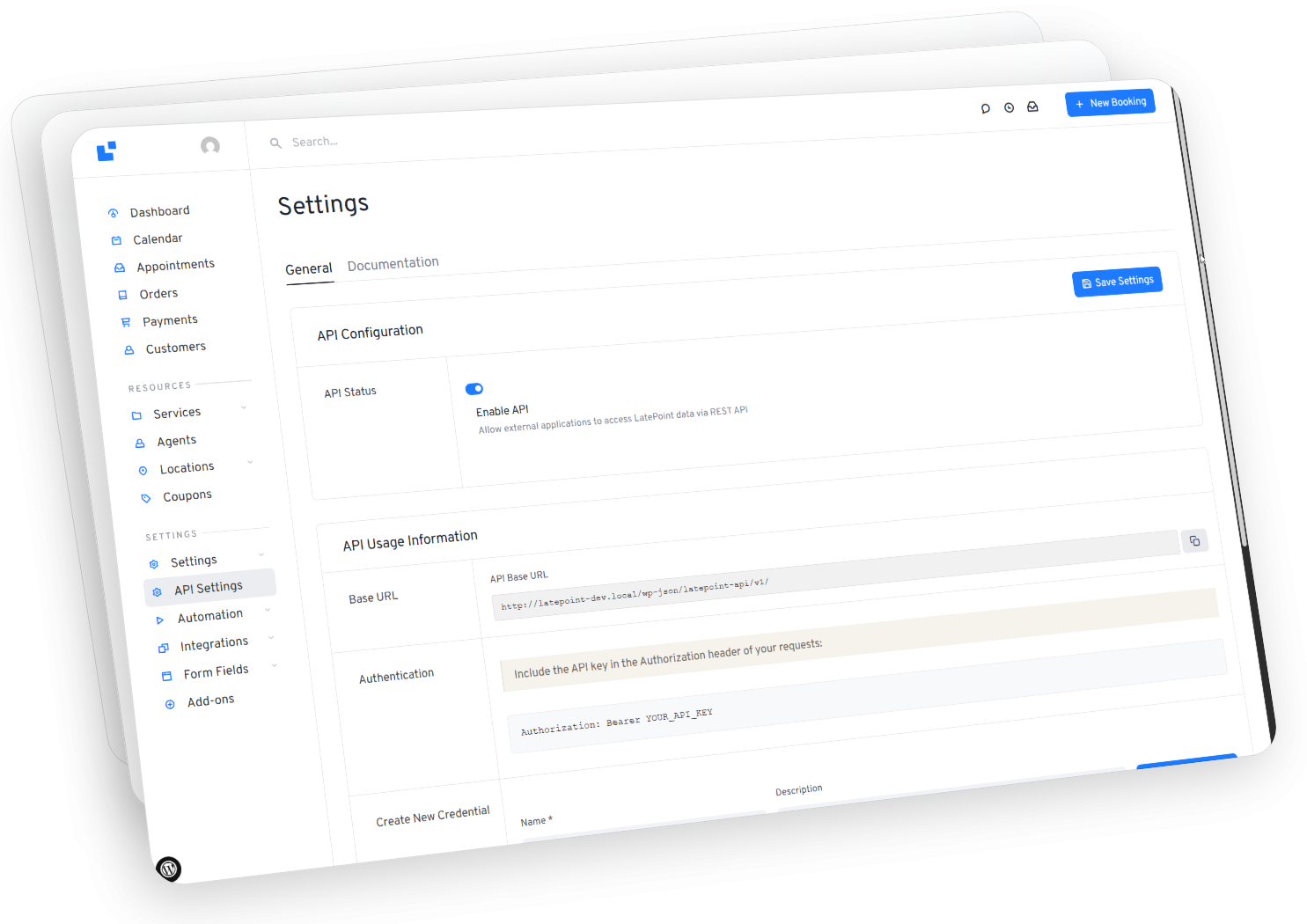 Latepoint REST API